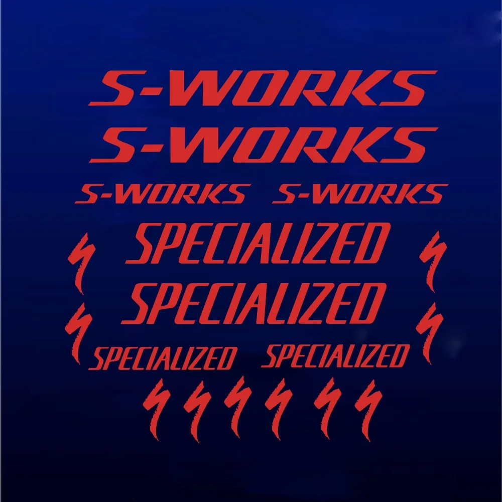 

Bicycle Frame S-works Sign Stickers Specialize Road Bikes Vinyl Decals Cycling Racing Bike Removable Mural Decor DIY Art AF051