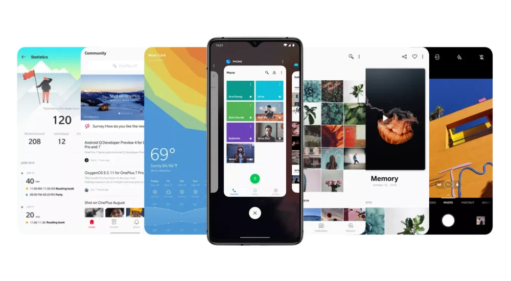 Смартфон Oneplus 7 T 7 T, 8 ГБ ОЗУ, 256 Гб ПЗУ, Snapdragon 855 Plus, Android 10, 6,55 '', 90 Гц, экран, камера 48 МП, четыре ядра