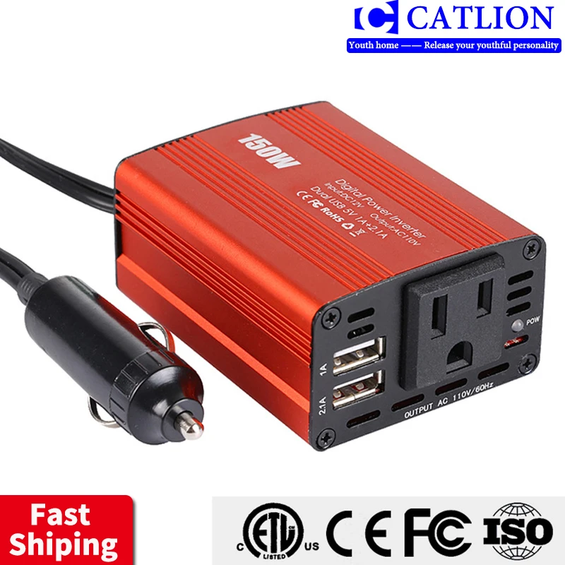 Автомобильный Инвертор 150 Вт автомобильный инвертор американский стандарт