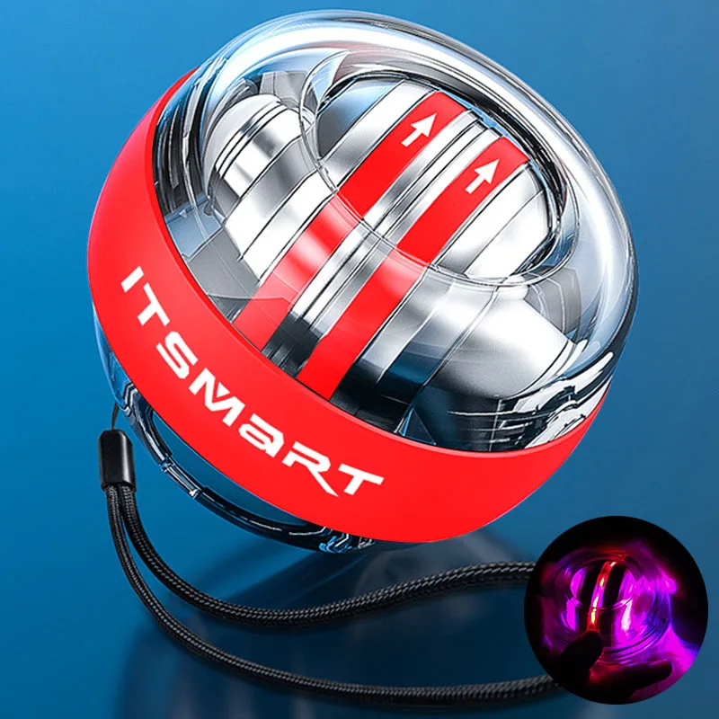 

Self Start Power Wrist Ball With LED Light Forearm Muscle Force Training Gyroscopic Ball Fitness Equipment Muscle Relax