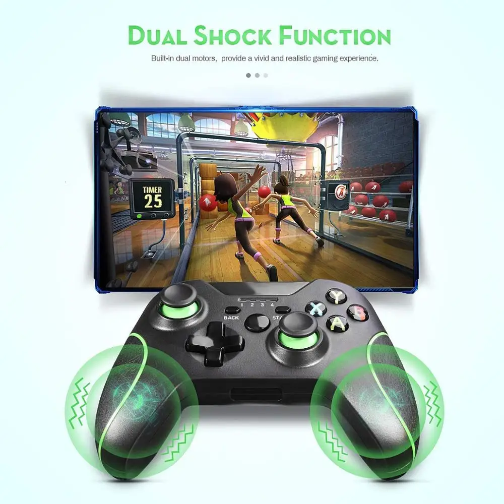 2 4G беспроводные геймпады контроллер для Xbox One консоль ПК Android геймпад смартфона
