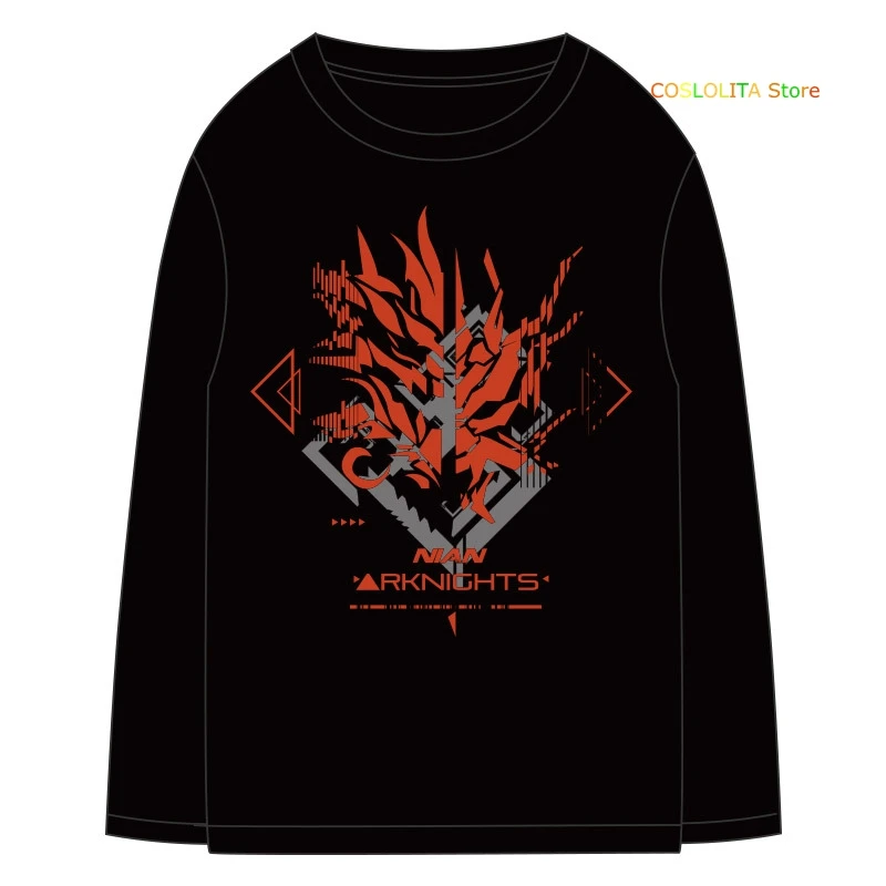 

Anime Game Arknights Nian Loose Long Sleeve T-shirt Coat Cosplay Men Women Student Harajuku Fashion Pants Casual Windbreaker