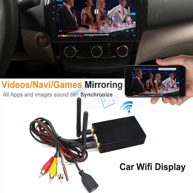 Коробка для зеркального отображения экрана IPhone IOS11 Android экран Miracast/WlAN дисплей