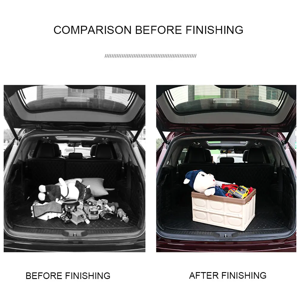 Складной органайзер для багажника пластиковый Многофункциональный переносной