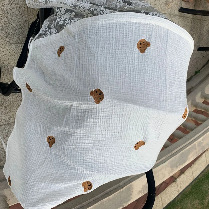 

Baby Stroller Cover Gauze Sunshade Windshield Sunscreen Curtain Breathable Mesh Mosquitoes Net