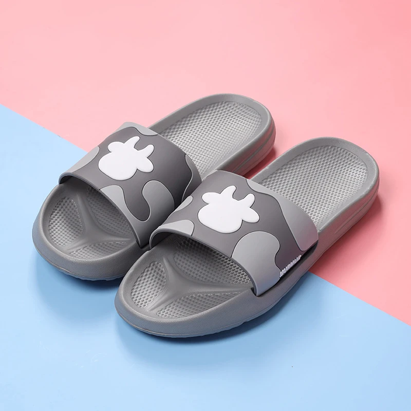 

Summer Home Women Slippers Cute Cartoon Non-Slip Bathroom PVC Slippers Ladies Slides Indoor Couple Shoes Wholesale TX402