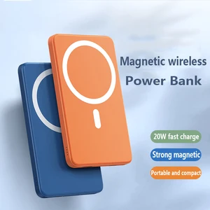 powerbank magnetic wireless charger external battery for iphone 12 13 pro max xiaomi samsung mobile phone magnet power bank free global shipping