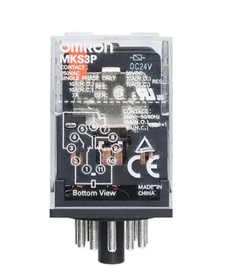 

High power intermediate relay MKS3P AC220 BY OMZ/C MKSN6042D 220VAC | 3NO+3NC | 10A