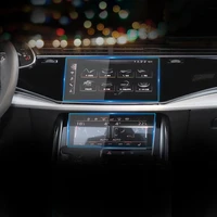 tempered glass car navigation dashboard screen film protector sticker for audi q7 2020 2021 2022 q8 2018 2019 2022 accessories