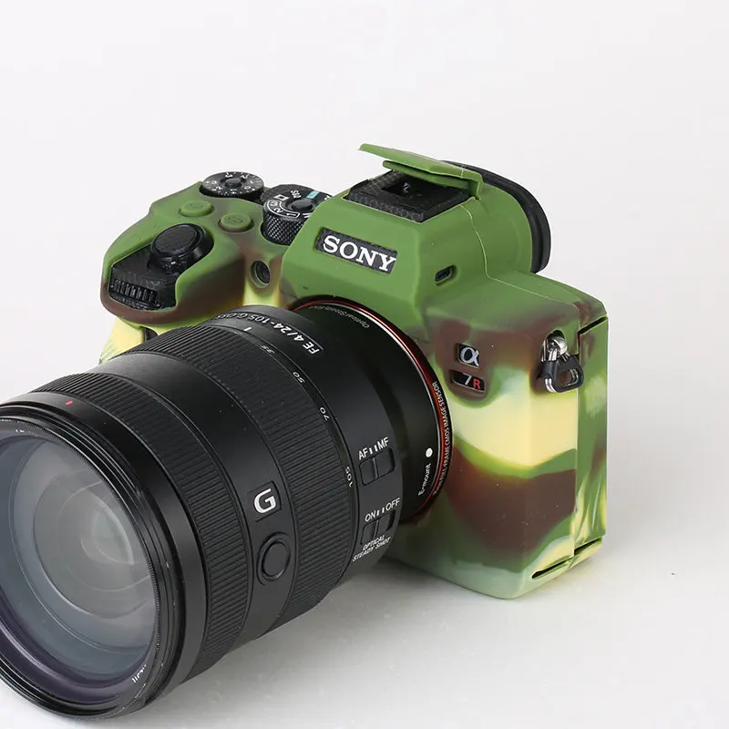 Силиконовая кожа брони чехол корпус протектор для sony A6300/A6400 A7R III/A7M3 A7RM3/A9 ILCE-9/A7R IV A7RM4/A7 II A7M2