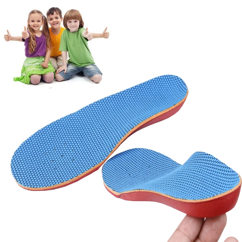 Детские ортопедические ортопедическая стелька с плоским дном Плоскостопие Арка