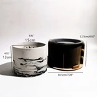 Большой 6-дюймовый круглый бетонный цветочный горшок силиконовая форма для суккулентов форма для самостоятельной сборки N0HE