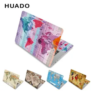 Наклейка для ноутбука с картой мира, Виниловая наклейка для ноутбука 17 дюймов, 15,6 дюйма, 15 дюймов, 12 дюймов, 14 дюймов, чехол для MacbookAsusHPLenovo