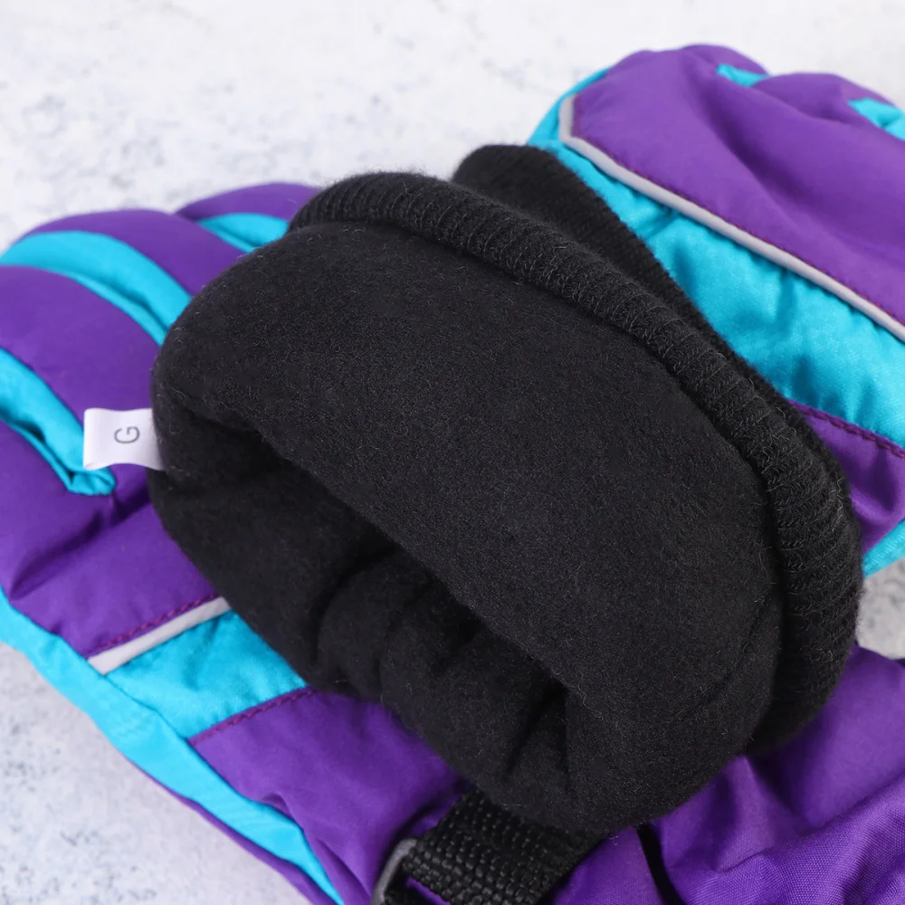 

Creative Warm Outdoor Children Ski Sports Windproof Finger for Mountain Climbing Hiking (Fluorescent yellow