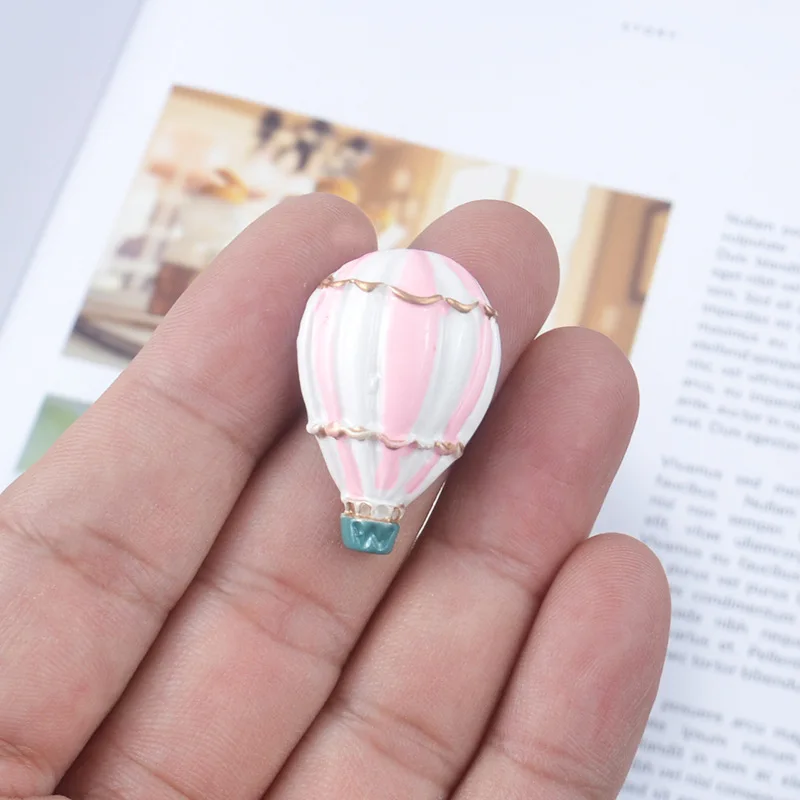 5 цветов моделирование мультфильм горячий воздушный шар крем Diy безделушки аксессуары игрушки для детей формы из полимерной глины слизи комплект унисекс - Цвет: 2