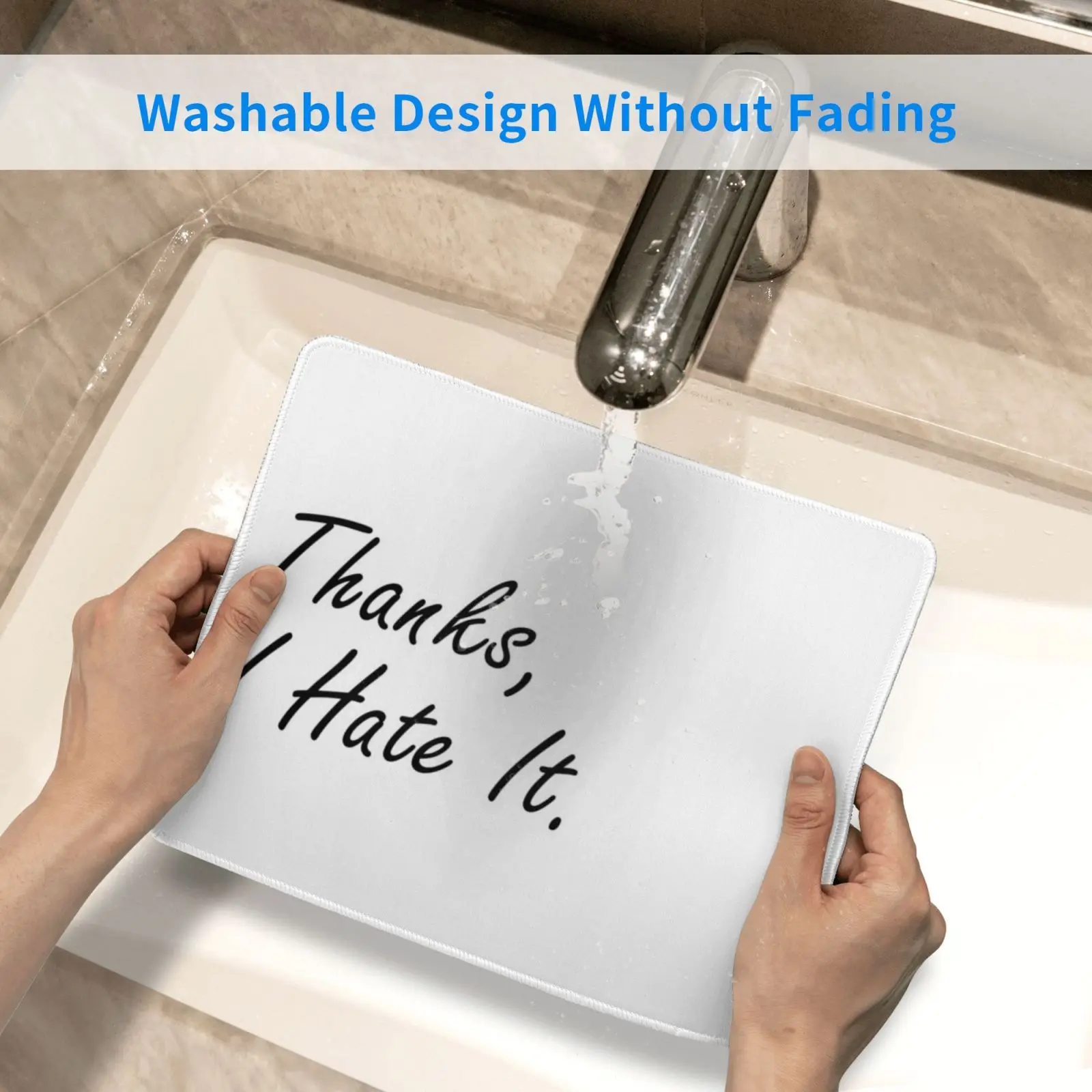 

Thanks , I Hate It. Mouse Pad DIY Print Cushion Thanks I Hate It Thanks I Hate It Cool Funny Happy Fun Unique