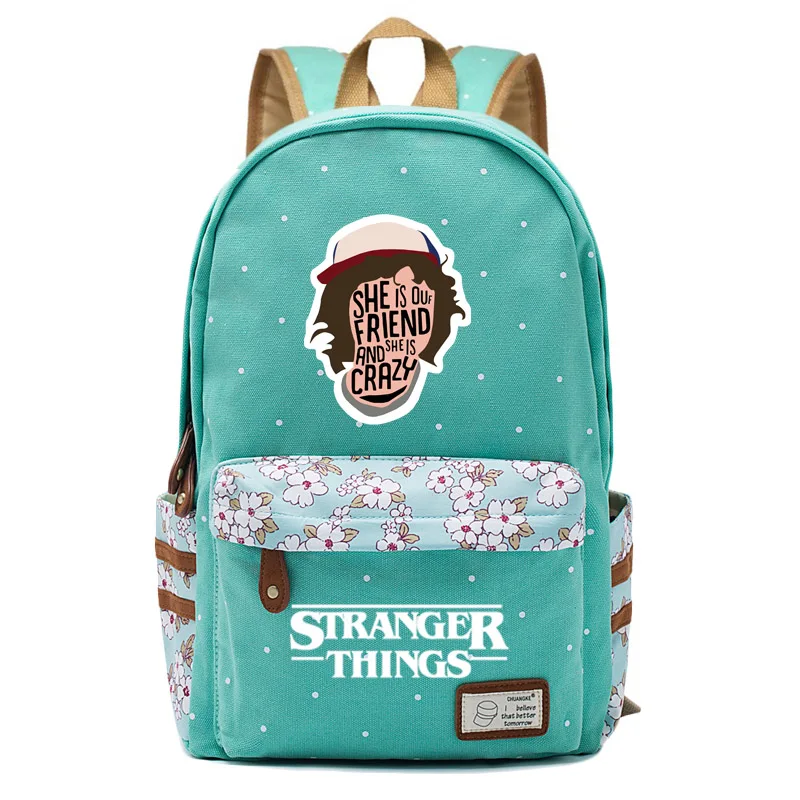 

Hot Letter Backpacks Girls Stranger Things Candy Color School Bag Students Back To School Shoulders Backpacks Casual Bags