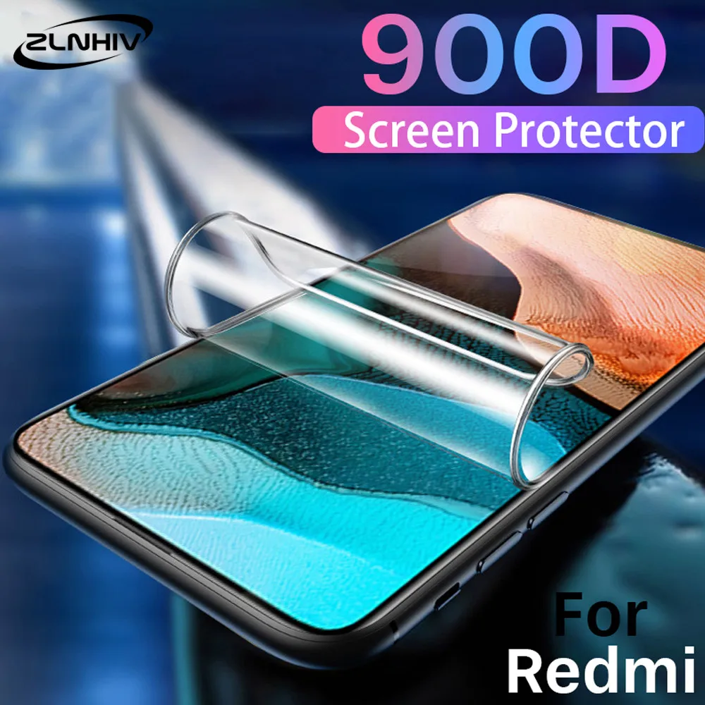 Zlnвич полное покрытие для xiaomi redmi note 7 8 8T pro 8A Гидрогелевая пленка защита экрана