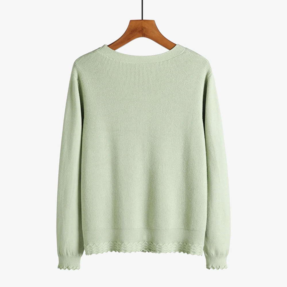 Женский свитер на пуговицах с V-образным вырезом повседневный женский Кардиган