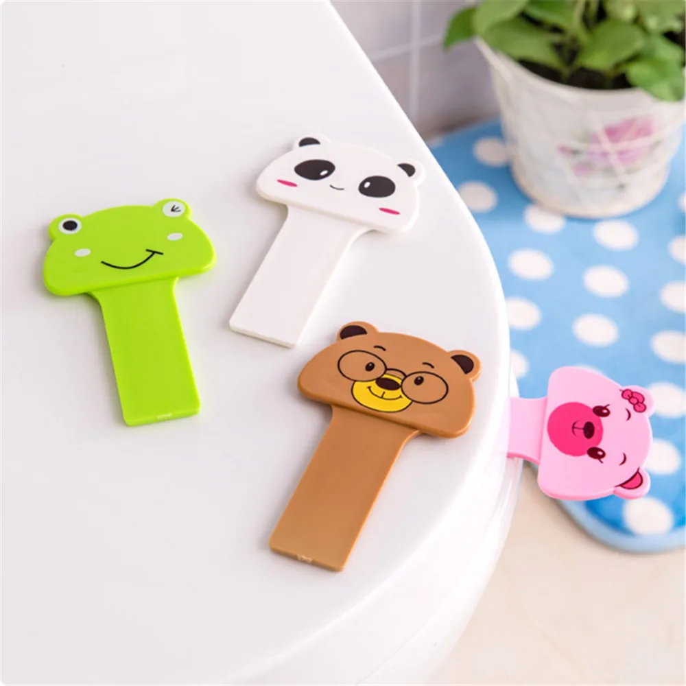 1 шт. Товары для ванной комнаты милый мультяшный чехол унитаза подъемное