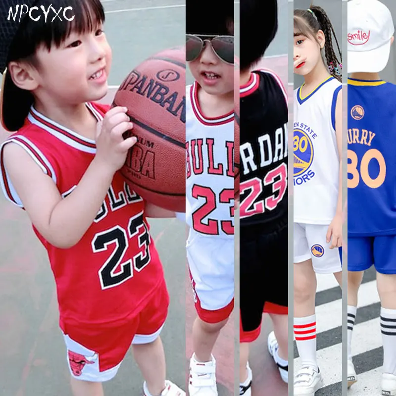 Летняя одежда для мальчика баскетбольный костюм детская девочек спортивные