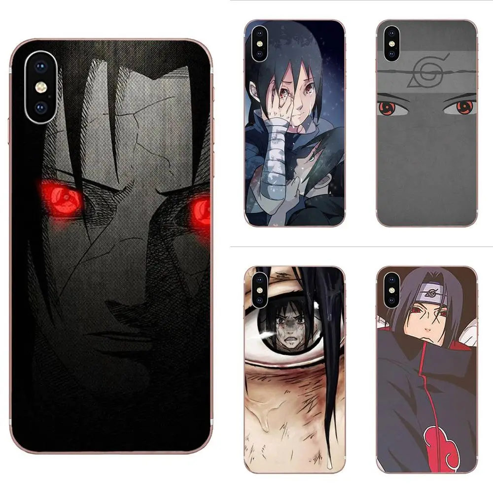 Итачи Учиха из “Наруто” глаз Шаринган для Xiaomi Redmi Note 2 3 3S 4 4A 4X5 5A 6 6A Pro Plus Мягкий ТПУ