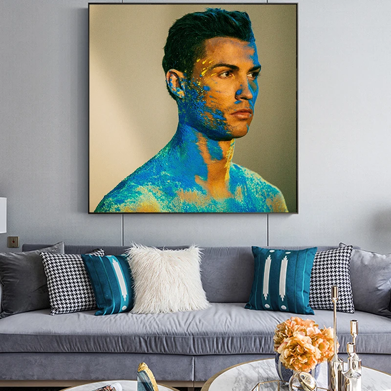 Цветная Настенная картина Cristiano_ronaldo домашний декор на холсте современное