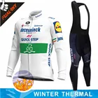Зимний теплый флисовый комплект deceuninck 2022, одежда для велоспорта, Трикотажный костюм, спортивная одежда для езды на велосипеде, одежда для горного велосипеда, теплые комплекты с комбинезоном, одежда