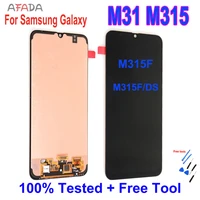 6 4 lcd for samsung m31 m315 m315f m315f m315fdsn m315fds lcd display touch screen digitizer assembly lcd replacement