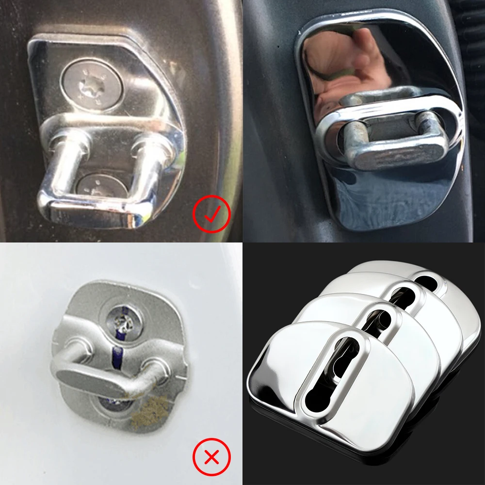 Авто Стайлинг крышка дверного замка автомобиля чехол для Renault megane 2 3 scenic Лагуна