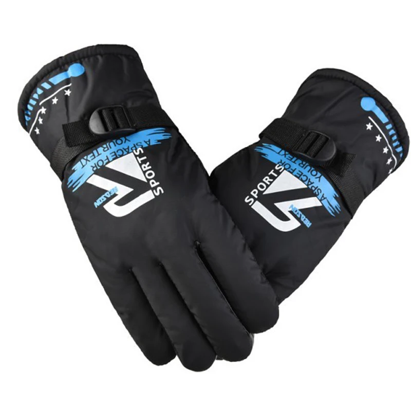 Перчатки для мужчин и женщин водонепроницаемые ветрозащитные теплые флисовые