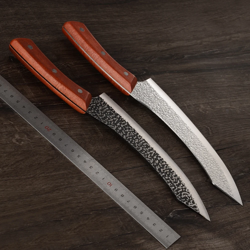 6 8-дюймовый кухонный нож для костей лезвие в форме клюва нарезки рыбы стейка