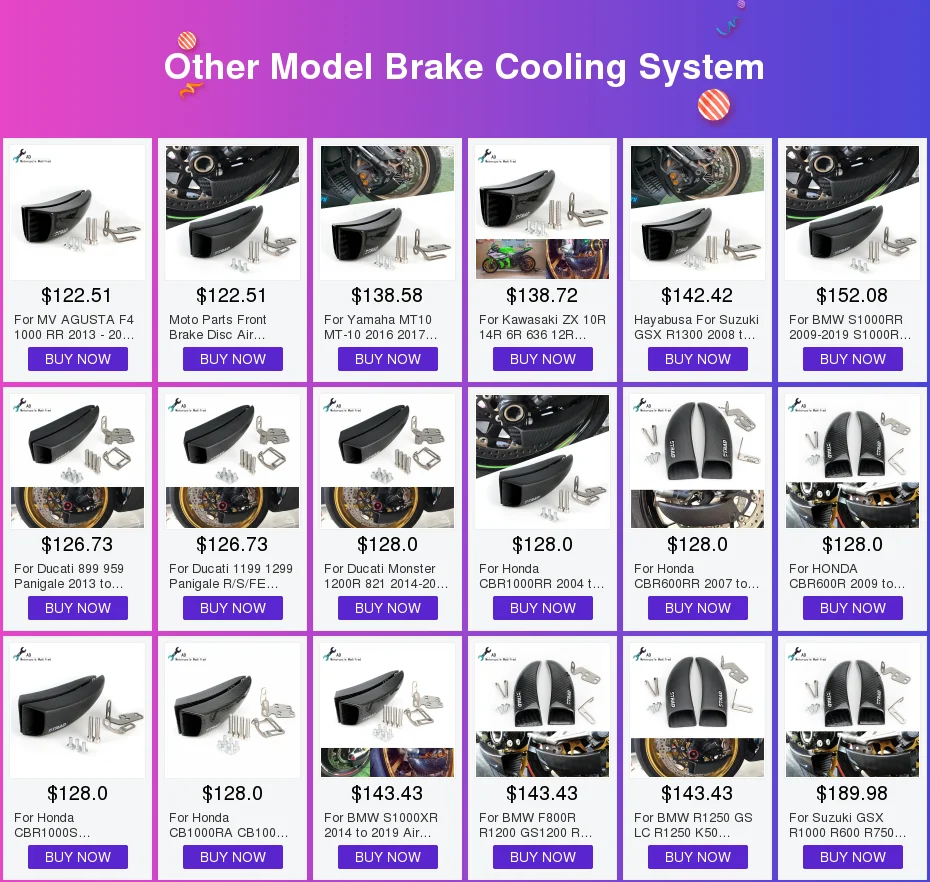 For Honda CBR1000RR 2004 to CBR 1000 RR CBR1000 RR Front Brake Disc Air Cooling System Motorcycle Brake Disk Accessories