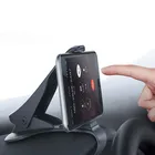 Автомобильный держатель для телефона с поворотом на 360 градусов, универсальный держатель для телефона на приборную панель GPS-навигатора в автомобиле, зажим для мобильного телефона, Кронштейн-подставка