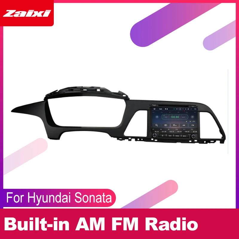 Автомобильный мультимедийный плеер ZaiXi android dvd gps для Hyundai Sonata LF 2015 ~ 2017 LHD навигация