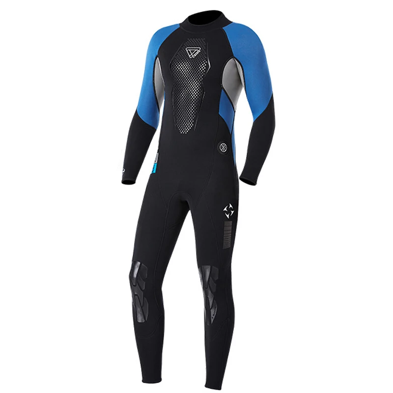 Цельный неопреновый гидрокостюм 3 мм мужской костюм для дайвинга с аквалангом