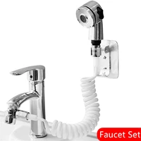 bathroom faucet with diverter valve shower head faucet adapter splitter set for baby pets bath kitchen water diversion tools