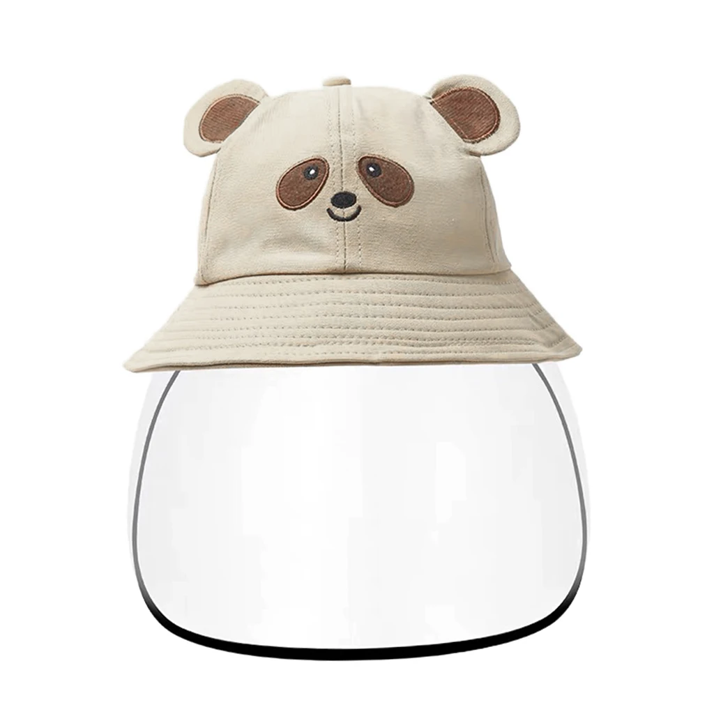 

Unisex Kids Cartoon Anti-spitting Bucket Hat Summer Cap Sun Hat With Rope