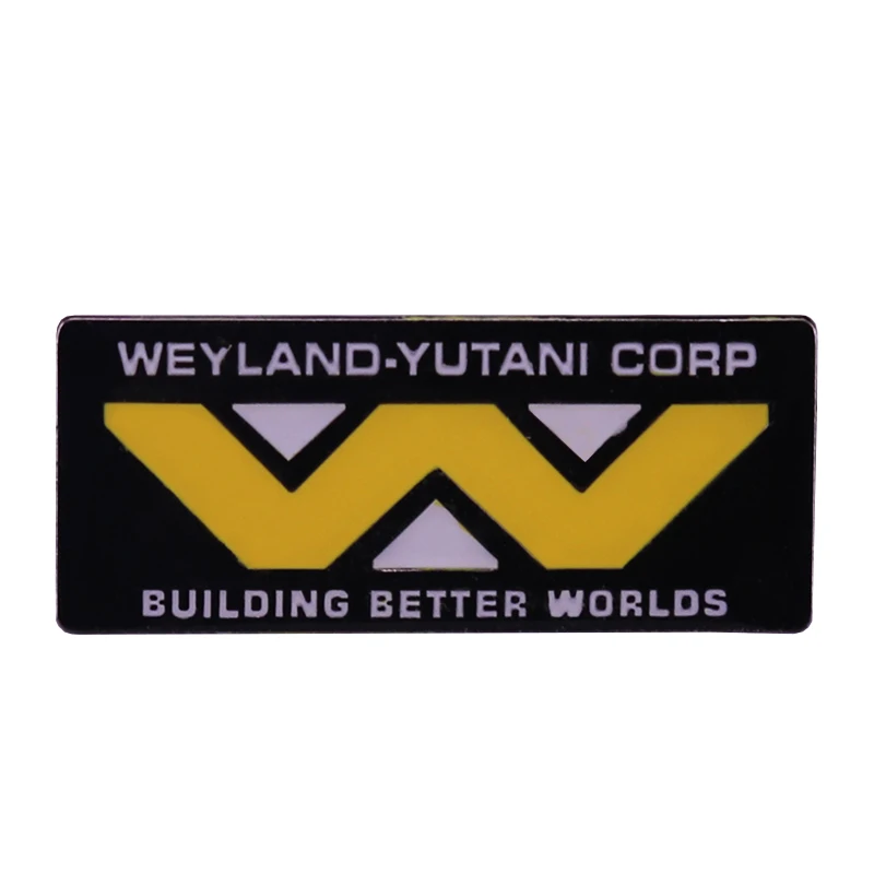 Нагрудный значок Weyland-Yutani Corp Building Better World лицензия на в форме пластины год для