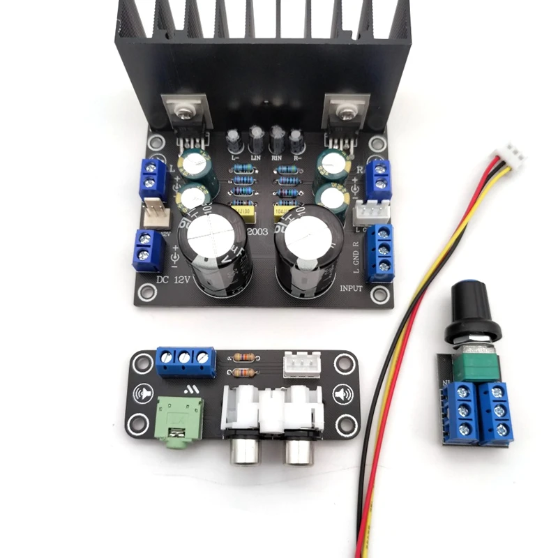 

TDA2003 Pure Power Amplifier Kit 2.0 Dual Channel Power Amplifier Board 2X10W DC12V DC Power Amplifier Kit