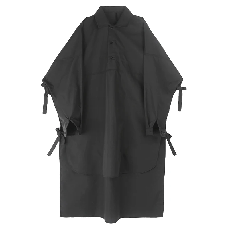 Yamamoto/женская одежда в стиле темного отдела дизайнерская рубашка ретро со