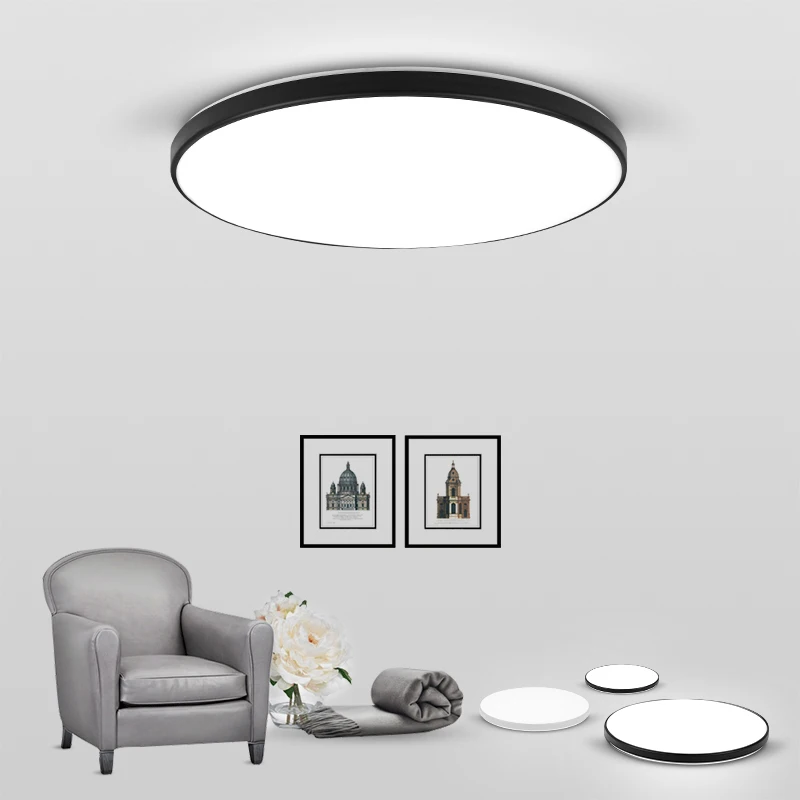 

Modern Led Ceiling Lamp 220V 40cm 33cm 26cm Ultra Thin Led Ceiling Lights for Living room Bathroom Ceiling Lighting Panel Light