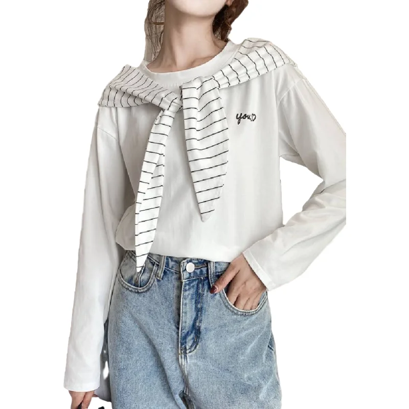 

New Spring Top Sexy T Shirt Women Elasticity T-Shirt Korean Style Tee Woman Clothes Slim Tshirt Female Skinny Long Sleeve Tops