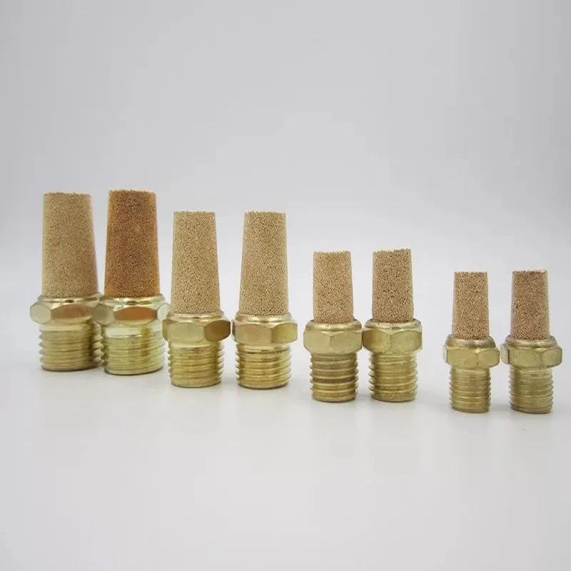 Пневматический заглушитель Латунный разъем для соленоидного клапана фитинг