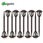 Декоративные светодиодные светильники на солнечной батарее, 10 шт.компл., водонепроницаемые уличные фонари, для сада, двора, патио, лужайки, пейзажа, дорожки, двора