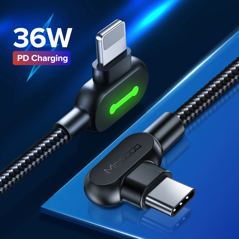 Зарядный кабель MCDODO 36 Вт PD USB C для iPhone 12 mini 11 Pro Xs Max Xr X 8 7 6 6s Plus iPad|Кабели мобильных