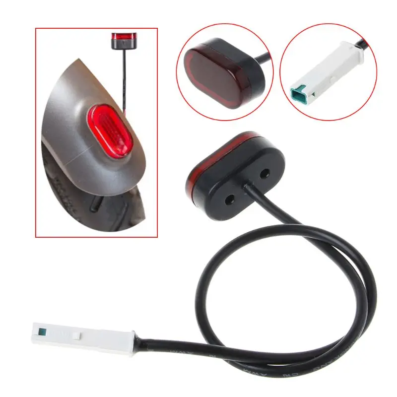 

Задний фонарь для электроскутера XIAOMI MIJIA M365 M187, стоп-сигнал с вращением на птицу, с линейным задним фонарем, комплект для скутера