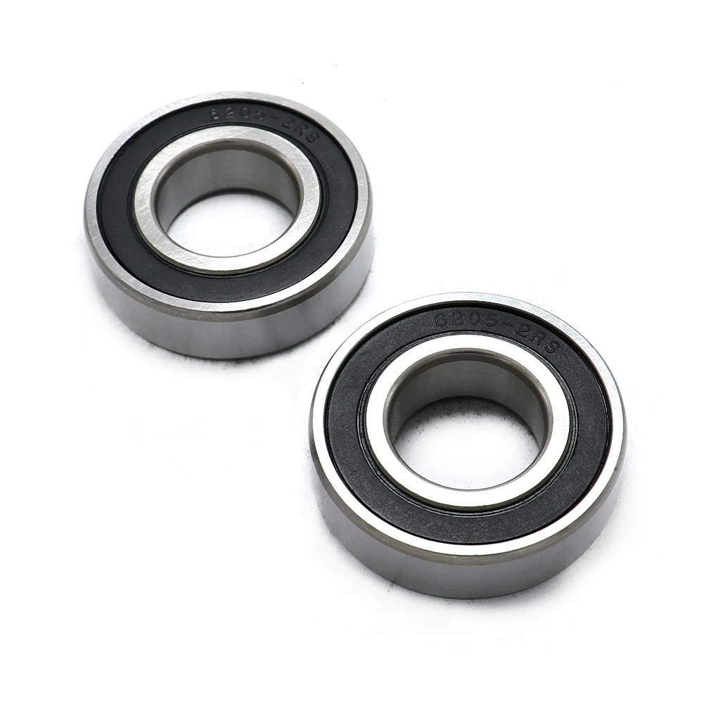 

2 шт. хорошее качество печать 6205 6205-2RS миниатюрный Фланцевая втулка подшипника Аксессуары для мотоциклов
