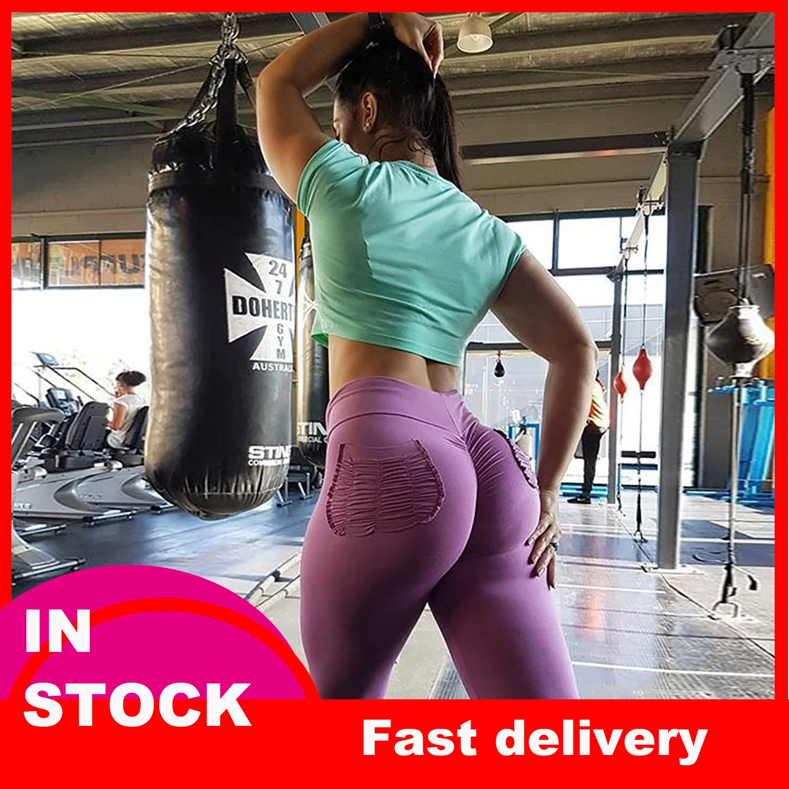 

Женские спортивные Леггинсы с завышенной талией, обтягивающие Сексуальные Бесшовные Леггинсы для занятий фитнесом # T1G