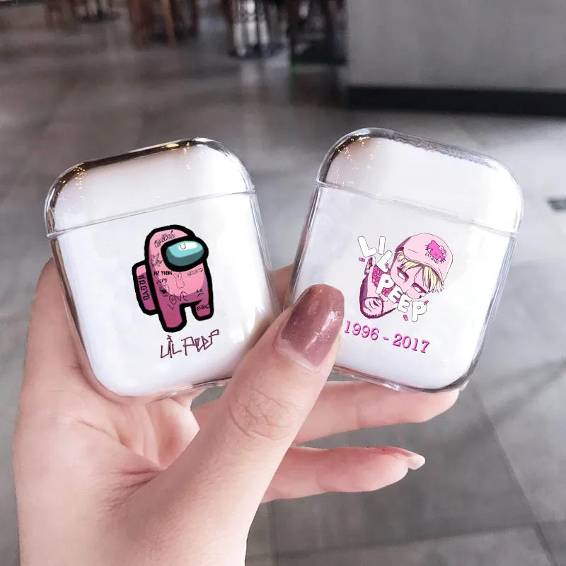 Мягкий чехол для наушников AirPods 1 2 3 Lil Peep hellboy Cry Baby беспроводные Bluetooth наушники